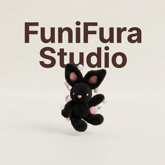 フニフラ – 4色展開!超軽量15グラムの、柔らかくてかわいいうさぎのキーホルダー。