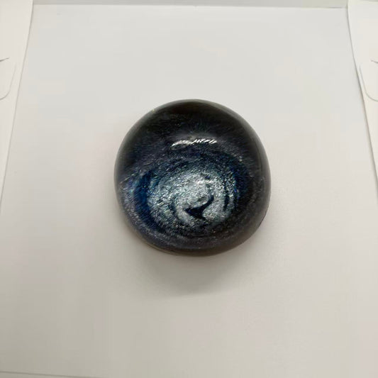 140gブラックオパール星空スクイーズ|水感 見た目も手触りも癒し系|手作り|透明の透けツヤにきらめき閉じこめた手作りボール|ぷるぷる水感で握るたび癒し|ストレス解消