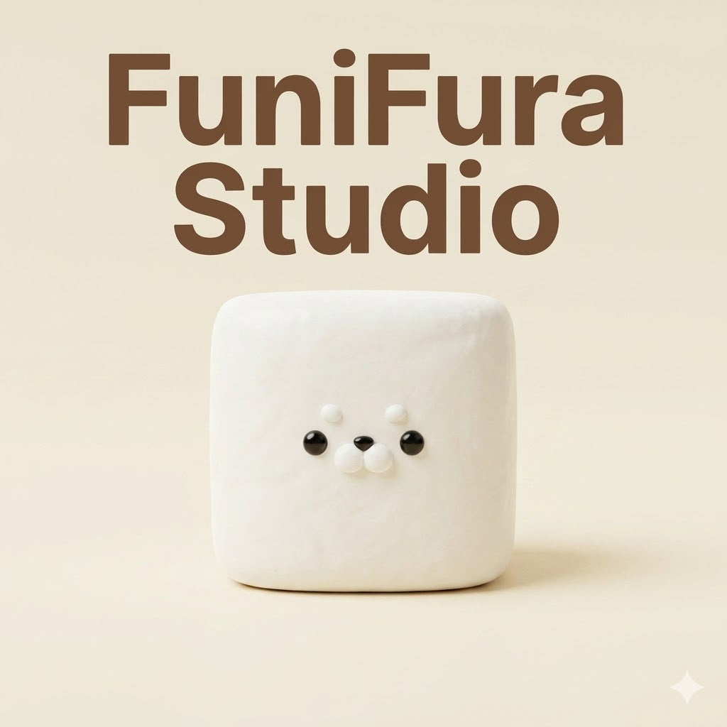 Funifura｜237gふわとろ濃厚ソフトクリーム感ビッグあざらしマシュマロスクイーズ｜むにっとやわらか・なめらかソフトクリーム感マシュマロ風・ぎゅっとしたくなる癒し系ストレス解消トイ