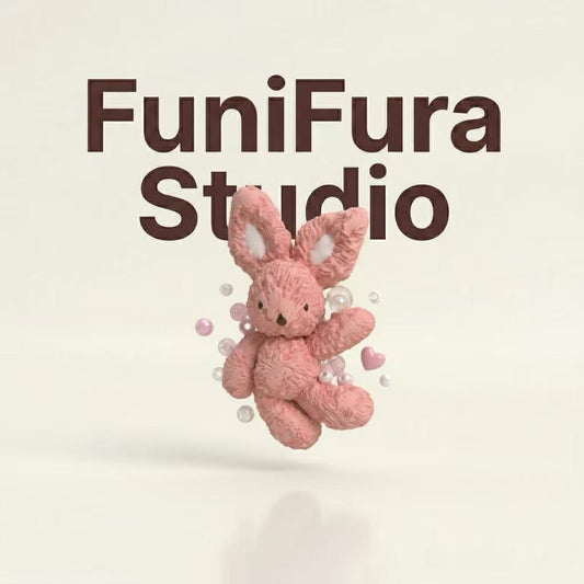 フニフラ – 4色展開！超軽量15グラムの、柔らかくてかわいいうさぎのキーホルダー。