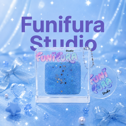 【予約商品】120g 透明ぷるぷるクリアキューブスクイーズ｜氷みたいな透けツヤ×水感、見た目も手触りも癒し系｜手作り｜ストレス解消