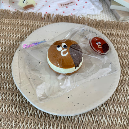 ＜きゅるりんシリーズ＞ スイーツスクイーズ Blind Box｜濃厚なクリーム感 全6種＋シークレット1種 ころんと可愛い表情スイーツ