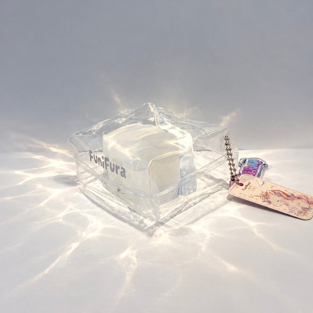 ＜アイスクリアキューブシリーズ＞フニフラ人気No.1 透明水感キューブスクイーズ ｜120g 氷みたいな透けツヤ×きらめき