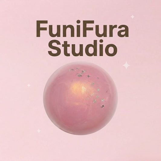 Funifura｜～オーロラ大福〜 全2色 150g もちもち泥感｜ぷにっ ふにゅっ もちもち やわやわ｜低反発 大福風スクイーズ｜透明袋入り・オーロラの欠片入り・桜&空色｜握って癒される・ストレス解消・ASMR・かわいい雑貨