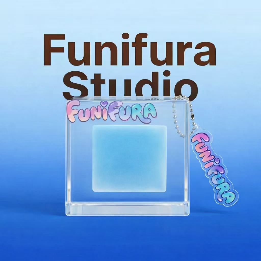 120g 透明ぷるぷるクリアキューブスクイーズ｜氷みたいな透けツヤ×水感、見た目も手触りも癒し系｜手作り｜ストレス解消