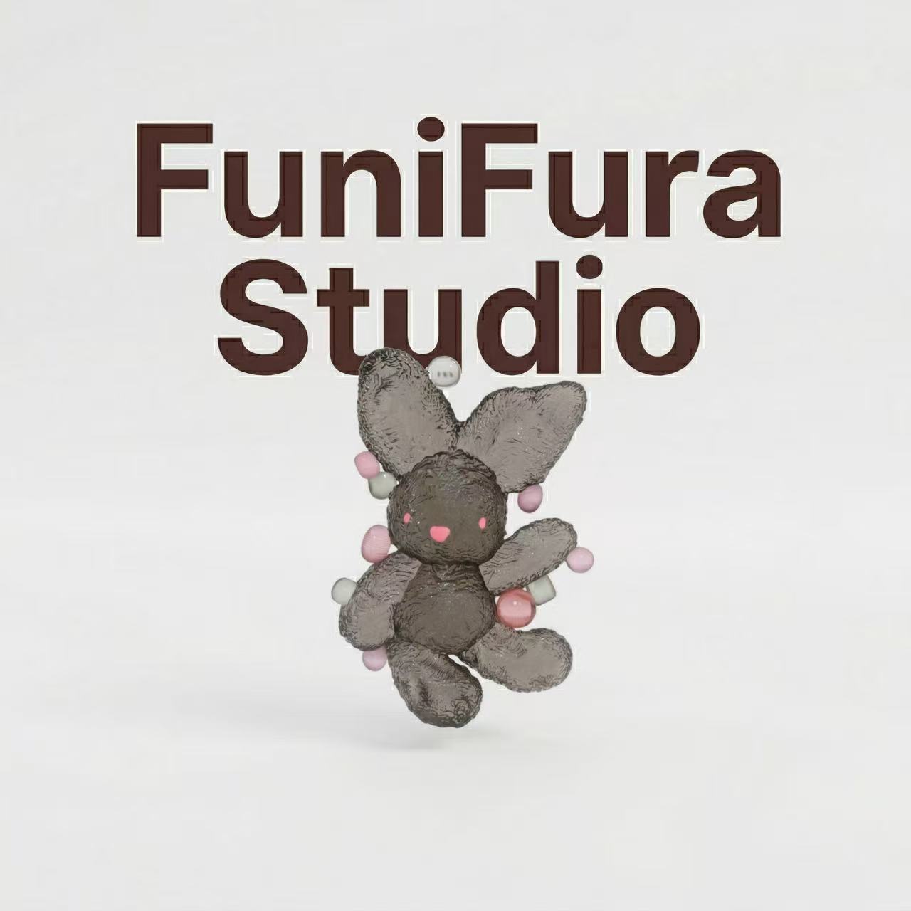 フニフラ – 4色展開！超軽量15グラムの、柔らかくてかわいいうさぎのキーホルダー。