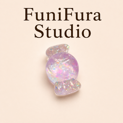 Funifura ～きらきらキャンディシリーズ〜14g 苺ミルク&ソーダ つい持ち歩くたくなっちゃう！水感スクイーズ  ピンク&ブルー2個セット  透明水感スクイーズ｜ぷるん ぷるぷる ぽよん触感｜苺ミルク&ソーダの2個入り｜握って癒される・キラキラ・ASMR・ストレス解消・かわいい雑貨・スクイーズ