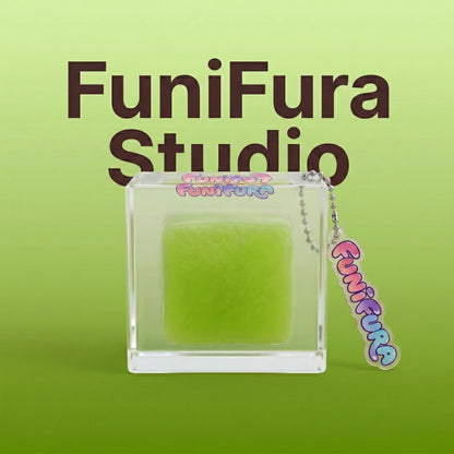 120g 透明ぷるぷるクリアキューブスクイーズ｜氷みたいな透けツヤ×水感、見た目も手触りも癒し系｜手作り｜ストレス解消