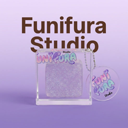 20g 透明ぷるぷるクリアキューブスクイーズ｜氷みたいな透けツヤ×水感、見た目も手触りも癒し系｜手作り｜ストレス解消