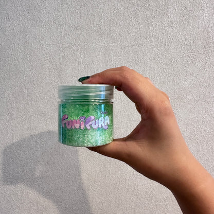 ＜デコパーツ＞ シャリシャリ氷みつトッピング 内容量約50g｜スクイーズ用アクセサリー 全6色