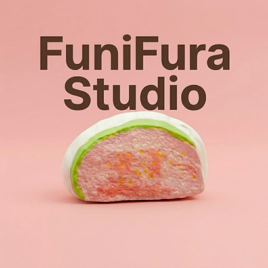 140g 芭楽（グァバ）×ヨーグルトサンドスクイーズ｜手作りでやさしくストレス解消｜クリーム感｜5%確率で【限定版】ソフトクリーム感が当たる