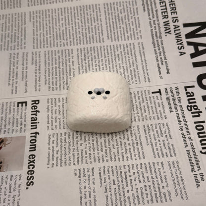 Funifura｜237gふわとろ濃厚ソフトクリーム感ビッグあざらしマシュマロスクイーズ｜むにっとやわらか・なめらかソフトクリーム感マシュマロ風・ぎゅっとしたくなる癒し系ストレス解消トイ