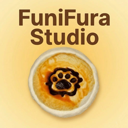 Funifura｜満足感たっぷり237gソフトクリーム感　ふわとろはちみつ肉球どらやきスクイーズ｜ソフトクリーム感・なめらか触感・癒し系ストレス解消トイ
