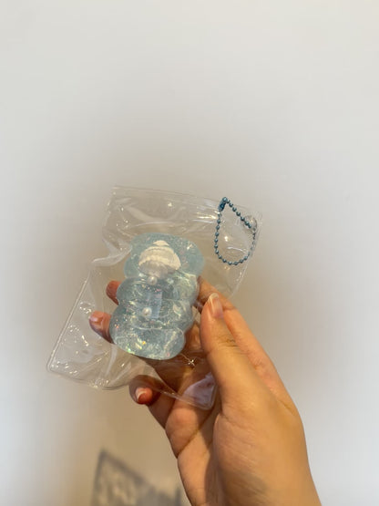 40g 潮のきらめき 水感透明ぷるぷるスクイーズ｜2色選択可｜貝殻×パール｜うるツヤ透明感×超やわらか水感